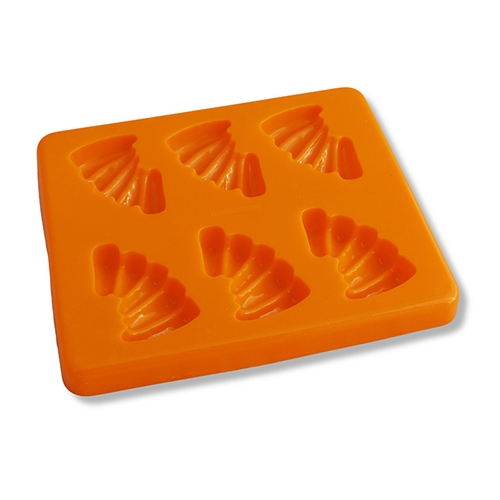 Puree Food Molds Silicone Rubber Pork Chop Mold - 11 1/4L x 9 1/2W x 1H